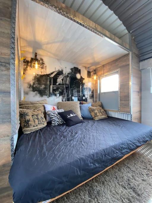 Gleis 2, Waggon Mit Ofen, Optional Mit Whirlpool Und Sauna クローネンブルク エクステリア 写真