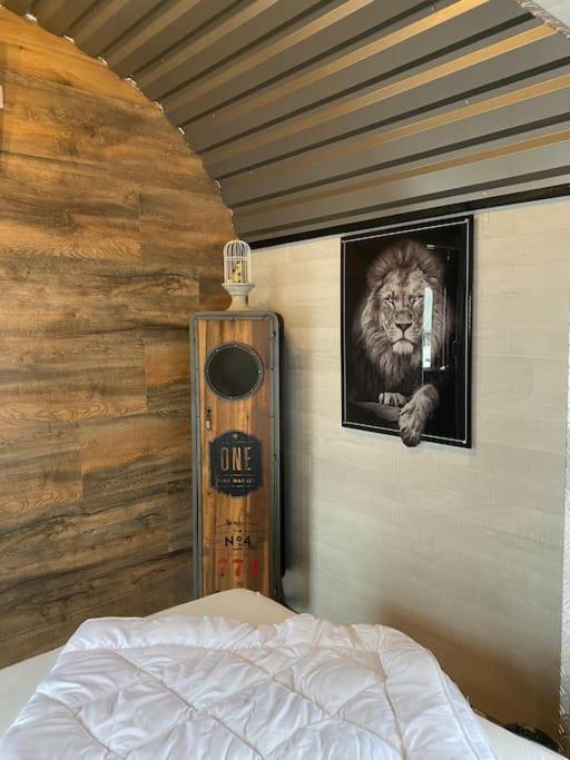Gleis 2, Waggon Mit Ofen, Optional Mit Whirlpool Und Sauna クローネンブルク エクステリア 写真